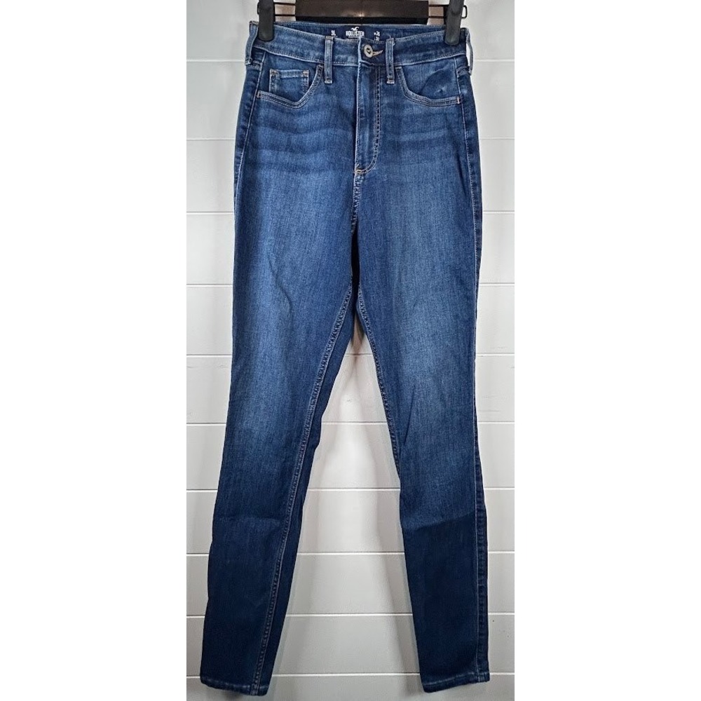 Hollister Curvy Ultra High Rise‎ Super Skinny Jeans Size 3L 26x30